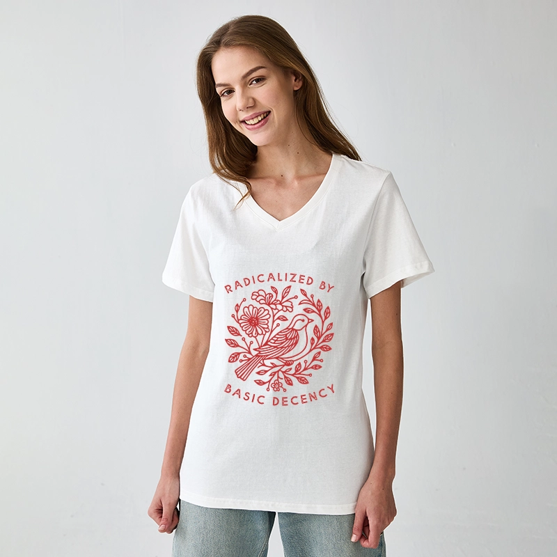 Tokyo-Tiger Pigeon That Was Moved V-Neck Classic T-Shirt