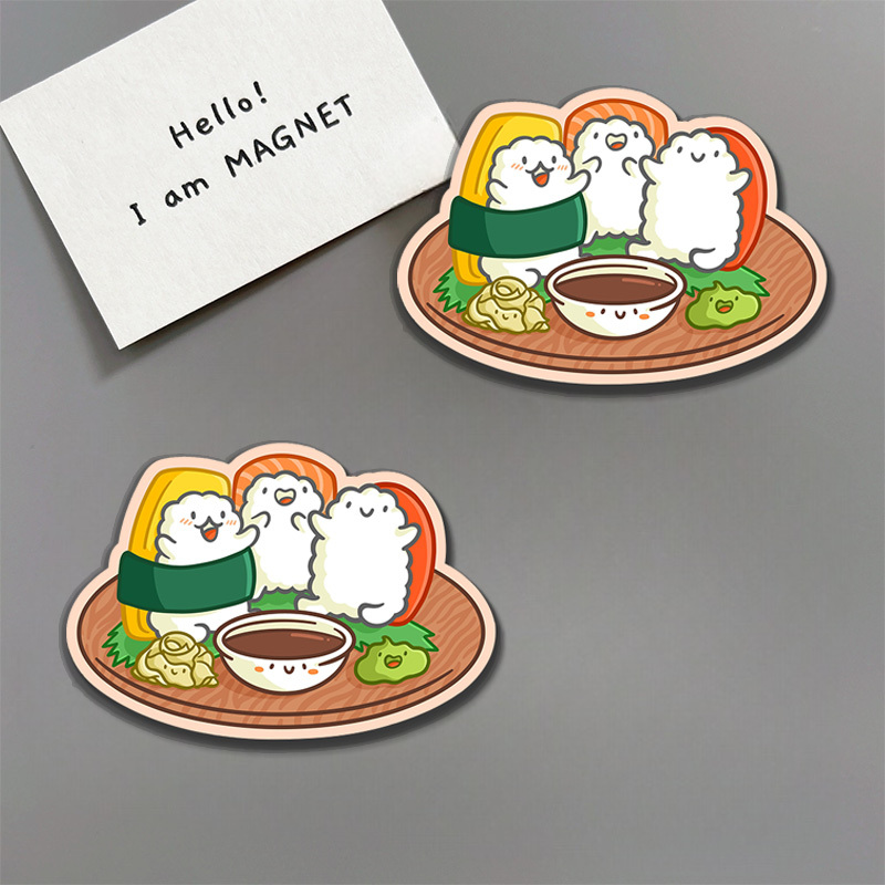 Tokyo-Tiger Kawaii Sushi Fridge Magnet