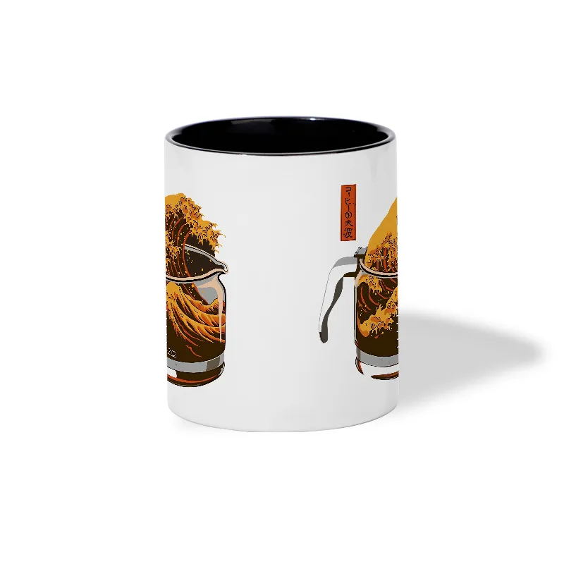 Tokyo-TigerThe Great Wave Of Coffee Japanese Classic Mug