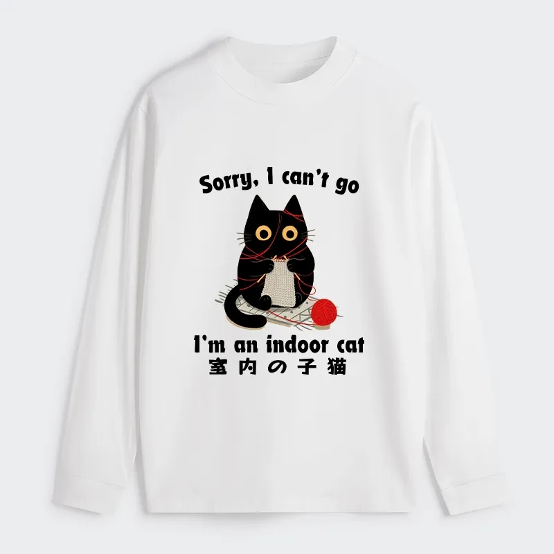 Tokyo‑Tiger Indoor Cat Meme Classic Long Sleeve T-Shirt