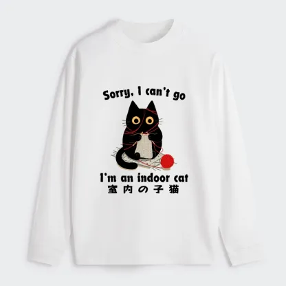 Tokyo‑Tiger Indoor Cat Meme Classic Long Sleeve T-Shirt