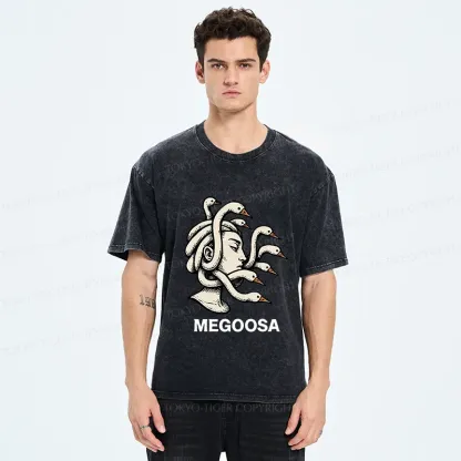 Tokyo-Tiger Legendary Goose Washed T-Shirt