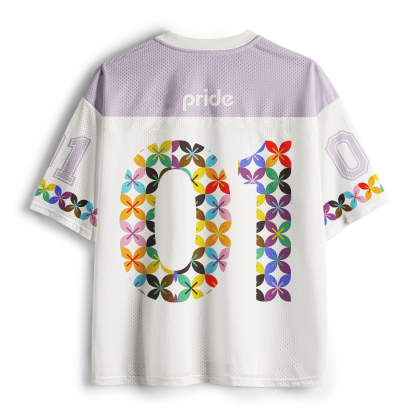 Tokyo-Tiger Rainbow Bullseye Pride Mesh Jersey