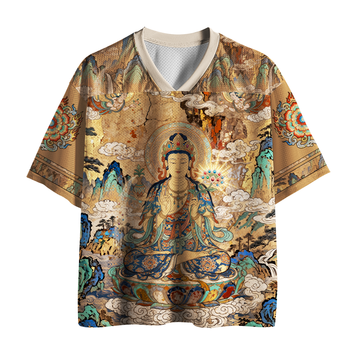 Tokyo-Tiger Heart Sutra Dunhuang Guanyin Mesh Jersey