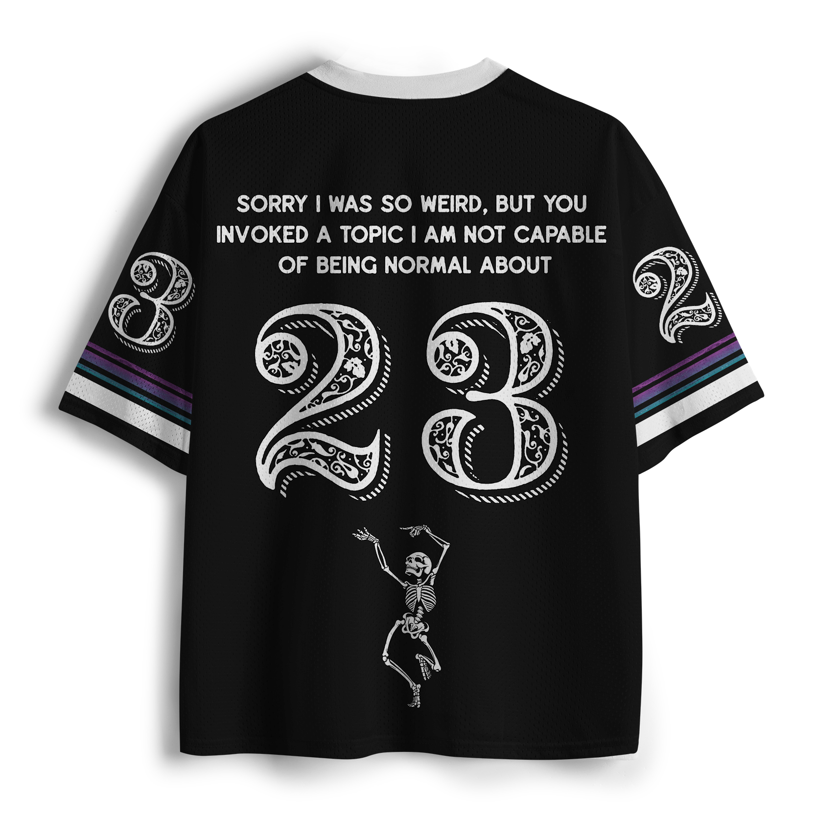 Tokyo-Tiger Soul‑Less Skeleton, Endless Confusion Mesh Jersey