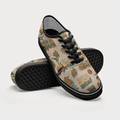 Tokyo-Tiger Traditional Celebrations Canvas Shoes