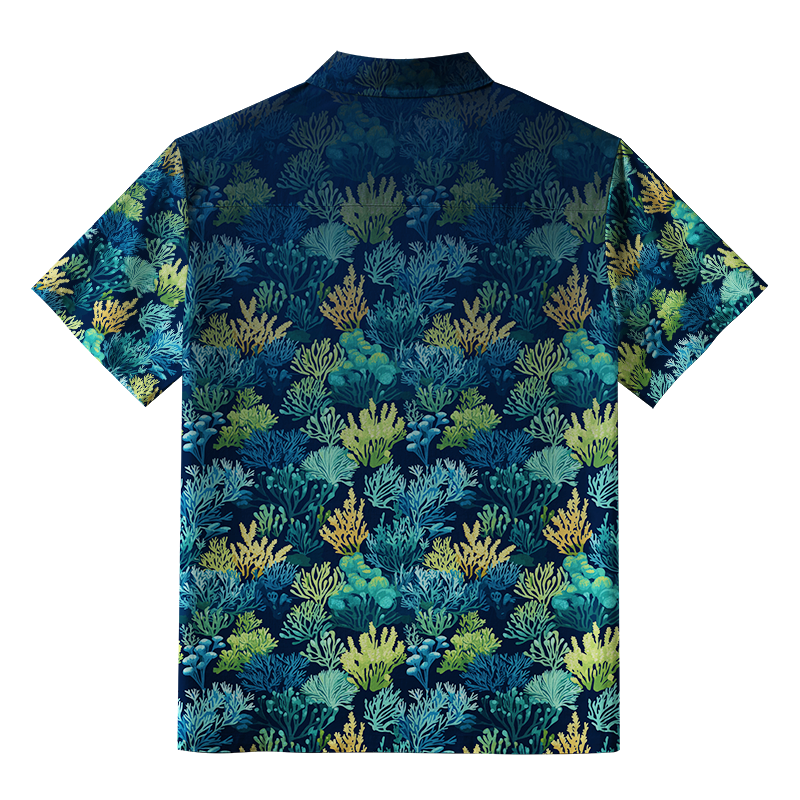 Tokyo-Tiger Underwater Coral Reef Aloha Hawaiian Shirt