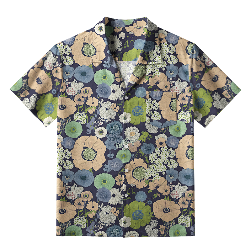 Tokyo-Tiger Blossom Burst Aloha Hawaiian Shirt