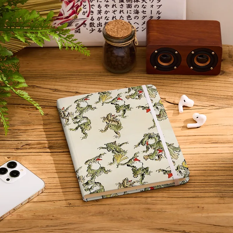 Tokyo-Tiger Frog Dance Notebook