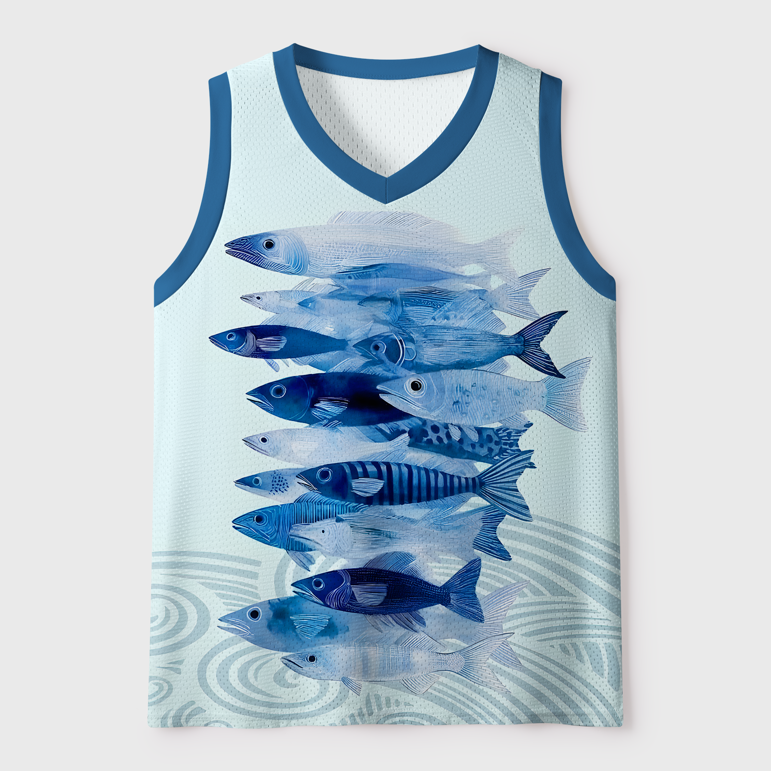 Tokyo-Tiger Ocean State of Mind Mesh Tank Top