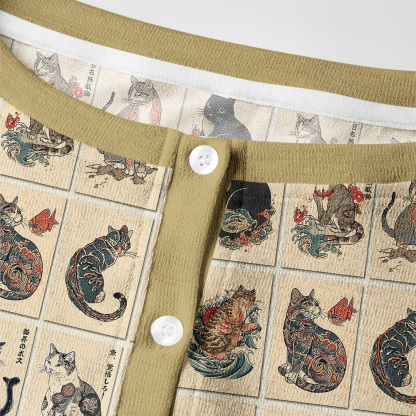 Tokyo-Tiger The Bold And The Inked Cats Women's Lightweight Cardigan