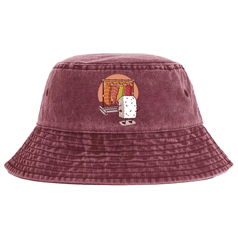 Tokyo-Tiger Which One Should I Wear Today Washed Bucket Hat