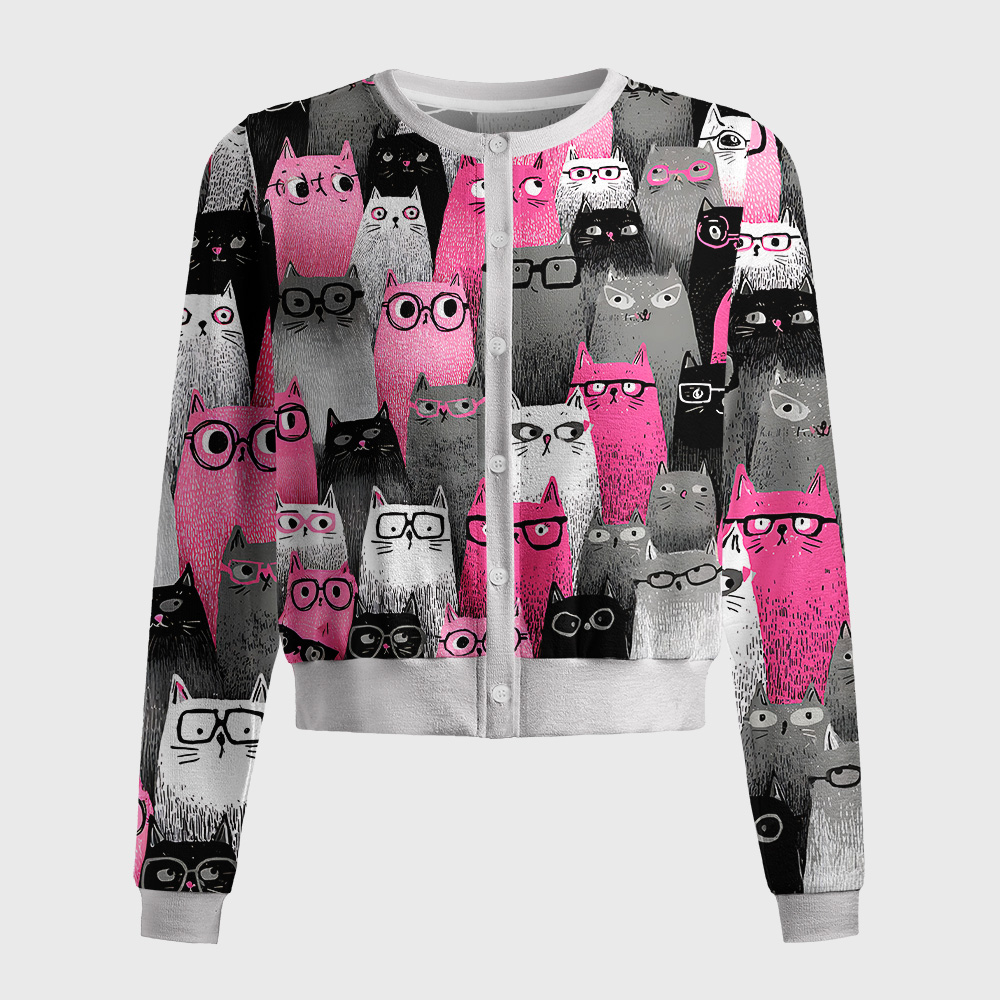 Tokyo-Tiger Cats With Attitude Women's Lightweight Cardigan