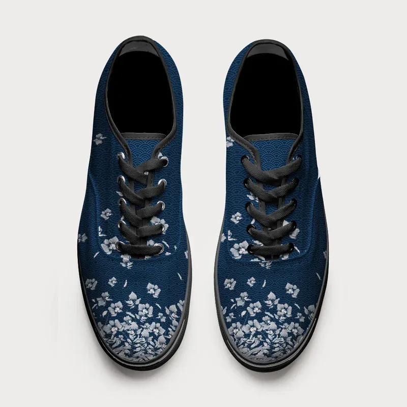 Tokyo-Tiger Falling Petals Canvas Shoes
