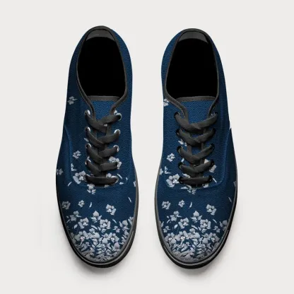 Tokyo-Tiger Falling Petals Canvas Shoes