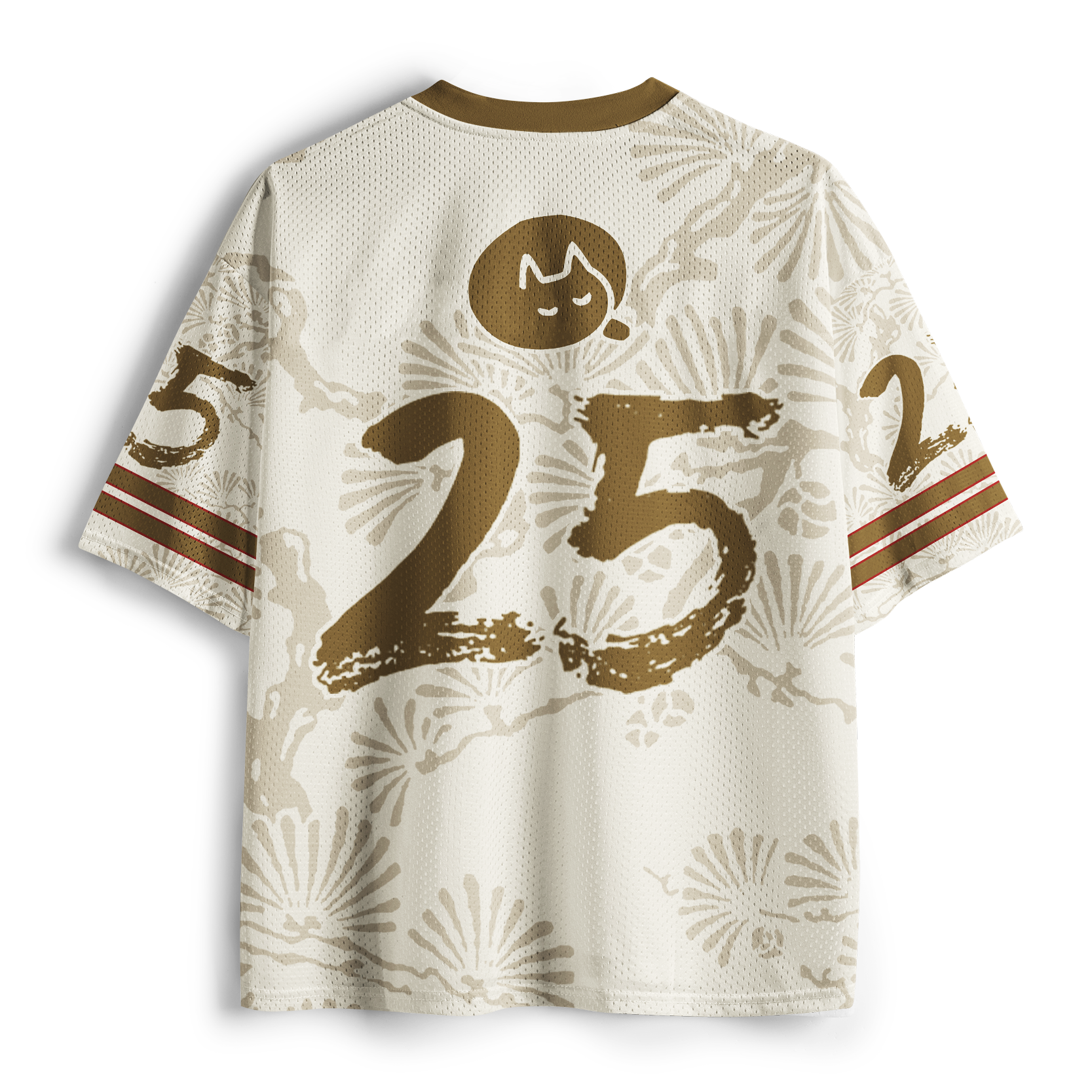 Tokyo-Tiger Zen Cat Embrace Mesh Jersey