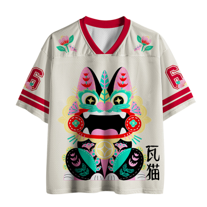 Tokyo-Tiger Lucky Tile Cat No.66 Mesh Jersey