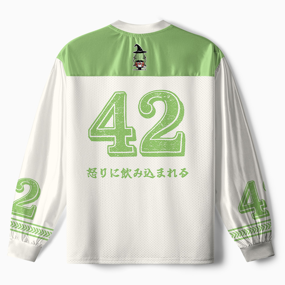 Tokyo-Tiger Angry Wizard Frog Meme Paneled Long Sleeve Jersey
