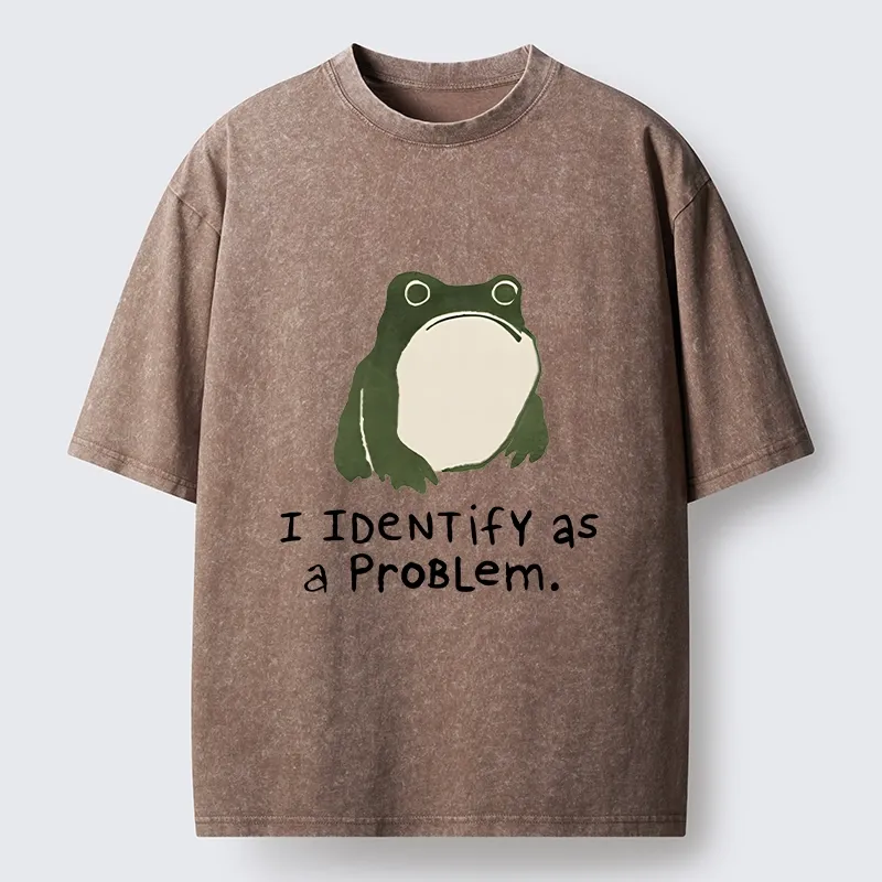 Tokyo‑Tiger Funny Self Joke Art Washed T‑Shirt
