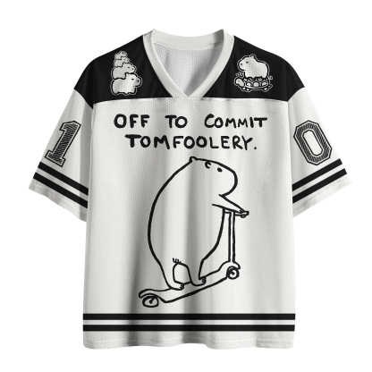 Tokyo-Tiger Funny Capybara：Preparing To Do Bad Things Mesh Jersey