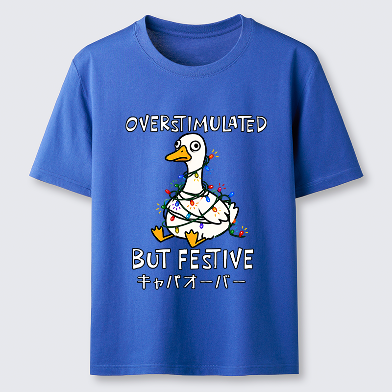 Tokyo-Tiger Funny Excited Christmas Goose Classic T-Shirt