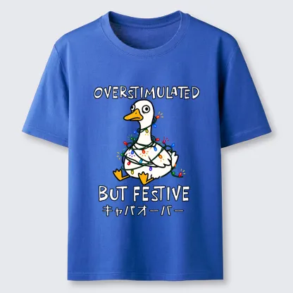 Tokyo-Tiger Funny Excited Christmas Goose Classic T-Shirt