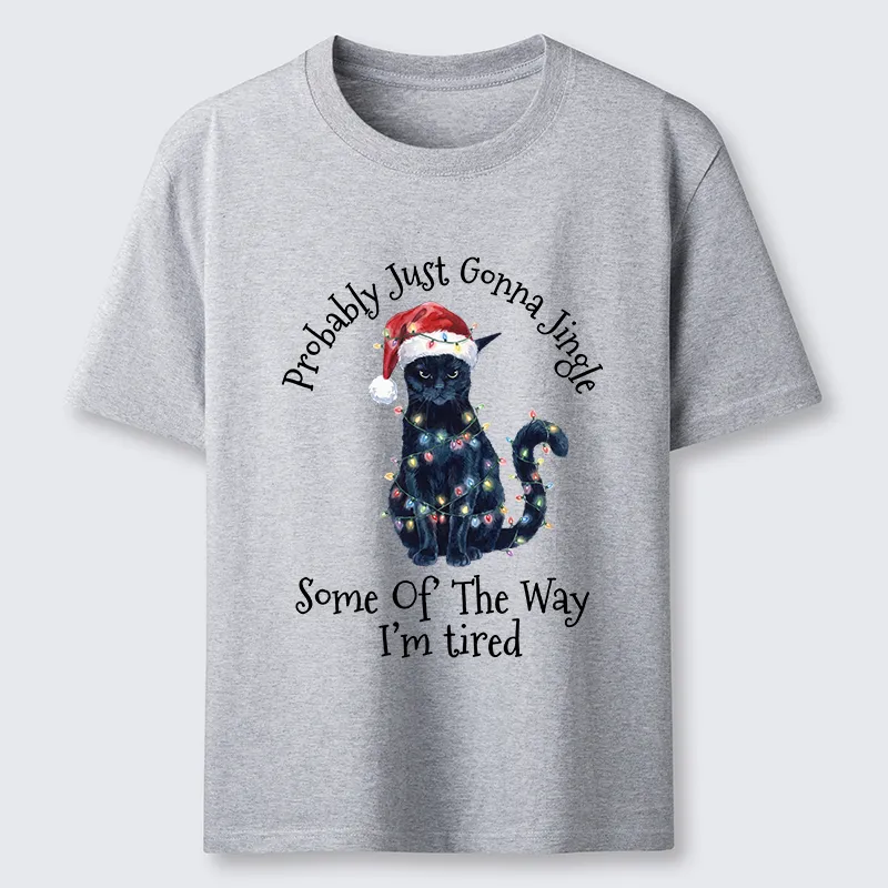 Tokyo-Tiger Tired Christmas Cat Meme Classic T-Shirt