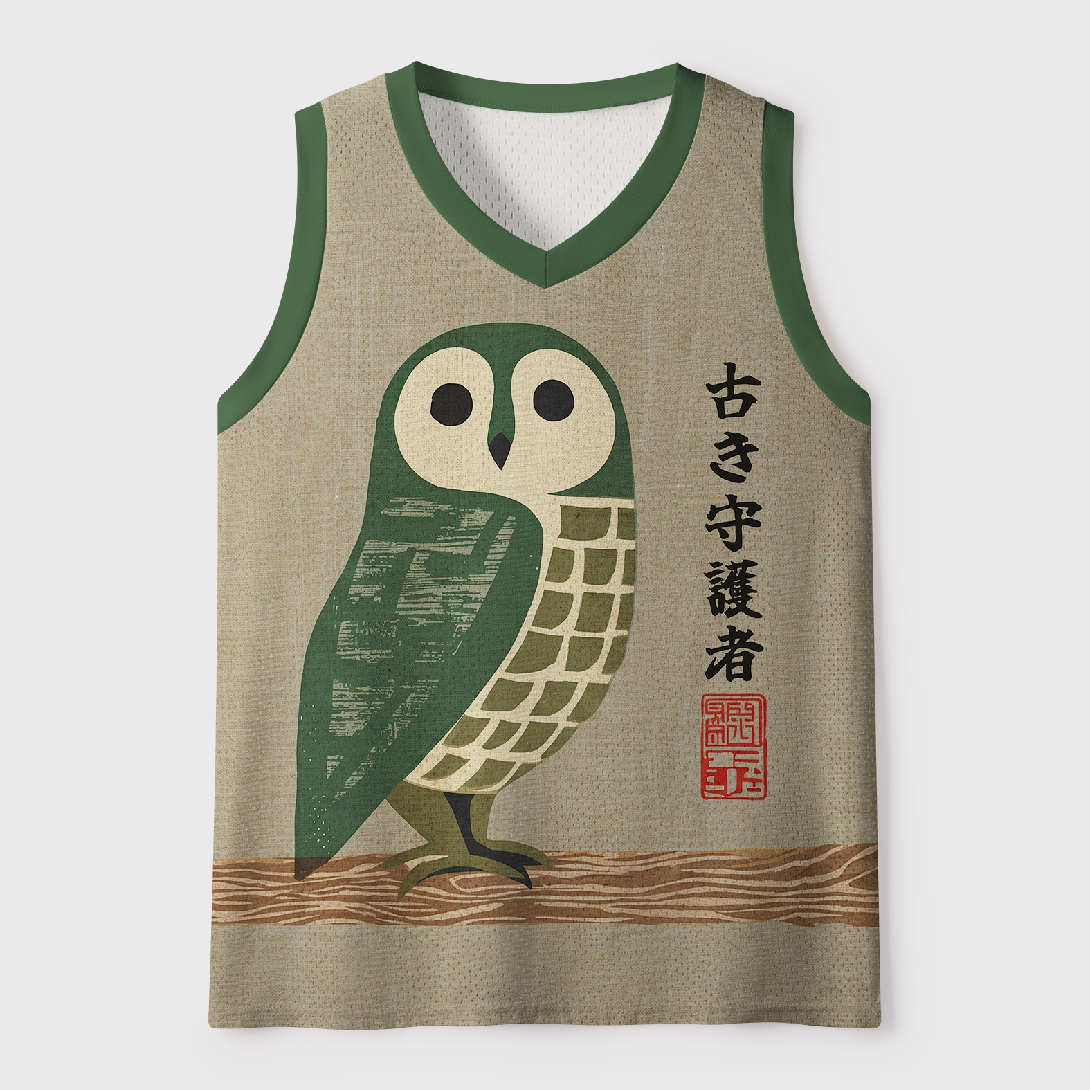 Tokyo-Tiger Ancient Guardian Mesh Tank Top