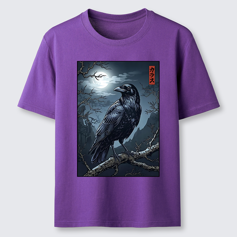 Tokyo-Tiger Full Moon Crow Vibe Classic T-Shirt