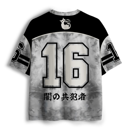 Tokyo-Tiger Crow And Black Cat Mesh Jersey