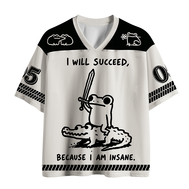 Tokyo-Tiger Warrior Frog Funny Meme Mesh Jersey