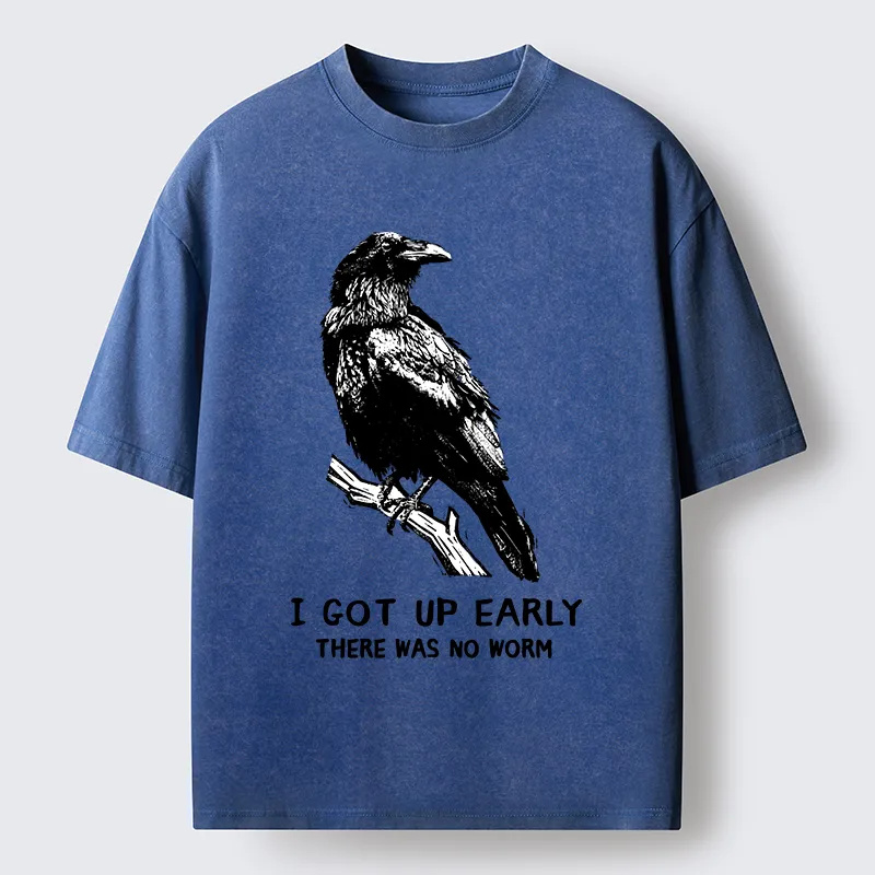 Tokyo-Tiger Early Raven Meme Washed T-Shirt
