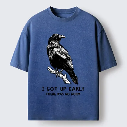 Tokyo-Tiger Early Raven Meme Washed T-Shirt