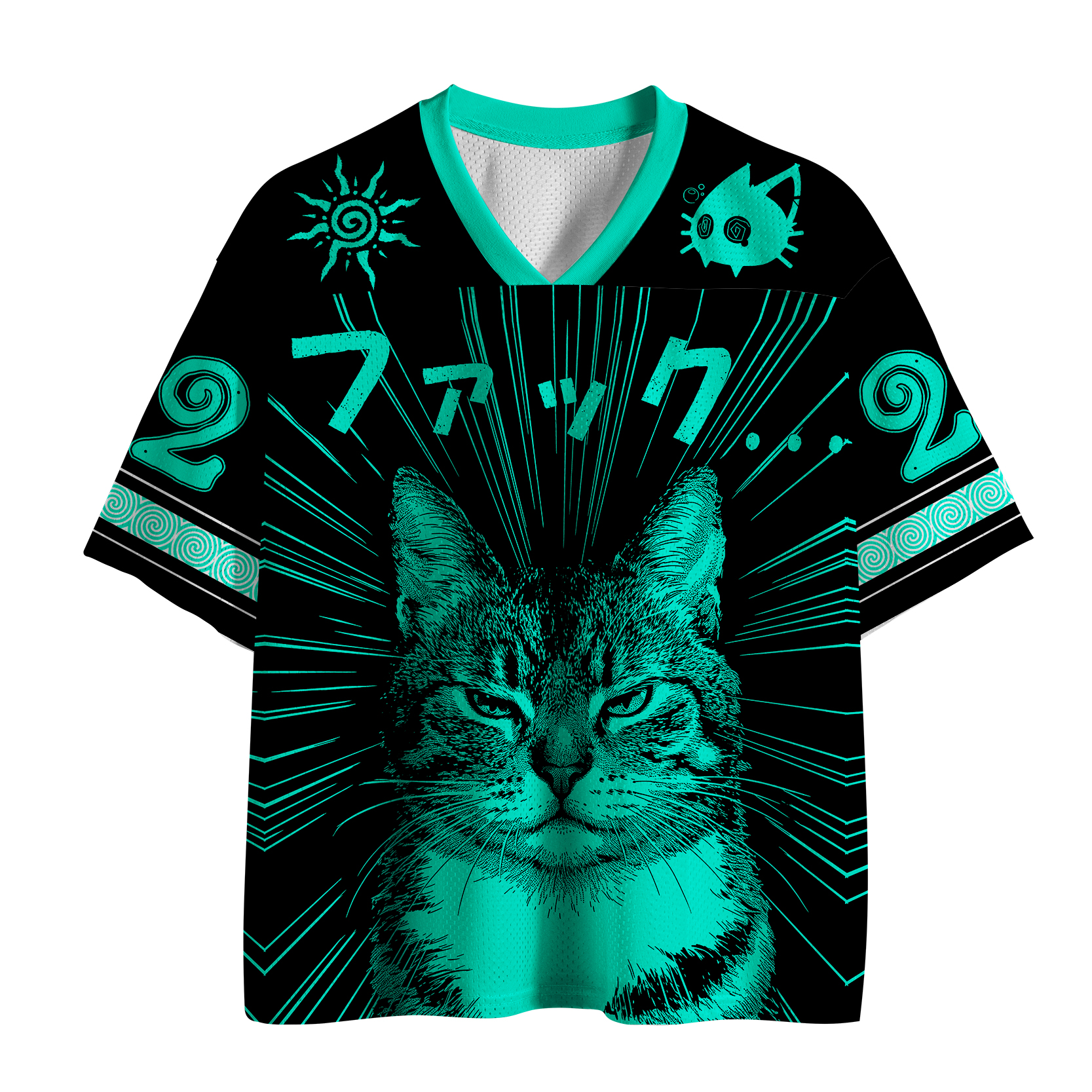 Tokyo-Tiger Angry Cat Mesh Jersey