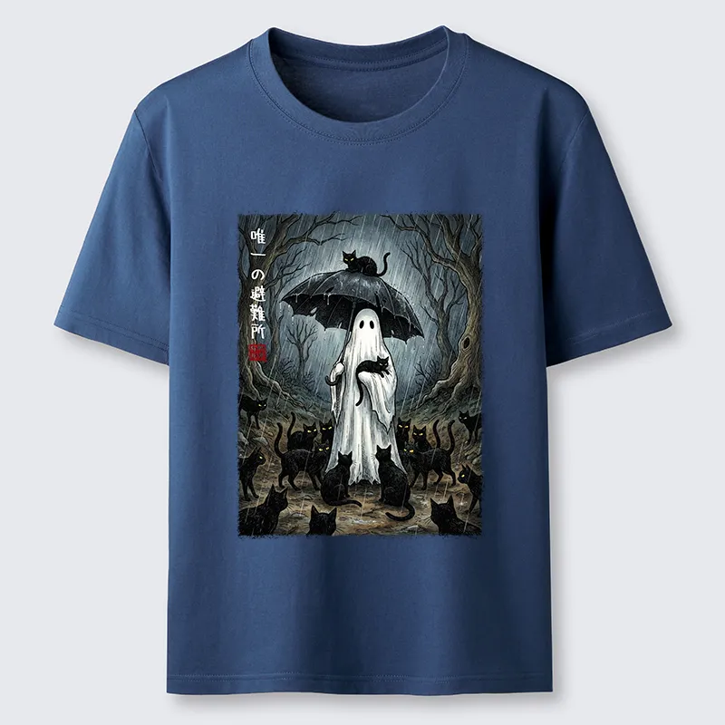 Tokyo-Tiger Ghost Cat Shelter Classic T-Shirt Sale