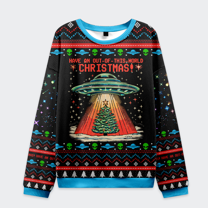 Tokyo-Tiger Have An Out-of-This-World Christmas Christmas Ugly Sweatshirt