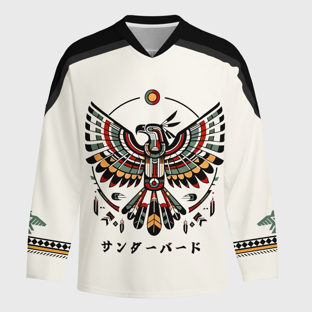 Tokyo-Tiger Sacred Thunderbird Long-Sleeve Hockey Jersey