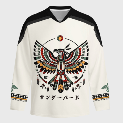 Tokyo-Tiger Sacred Thunderbird Long-Sleeve Hockey Jersey
