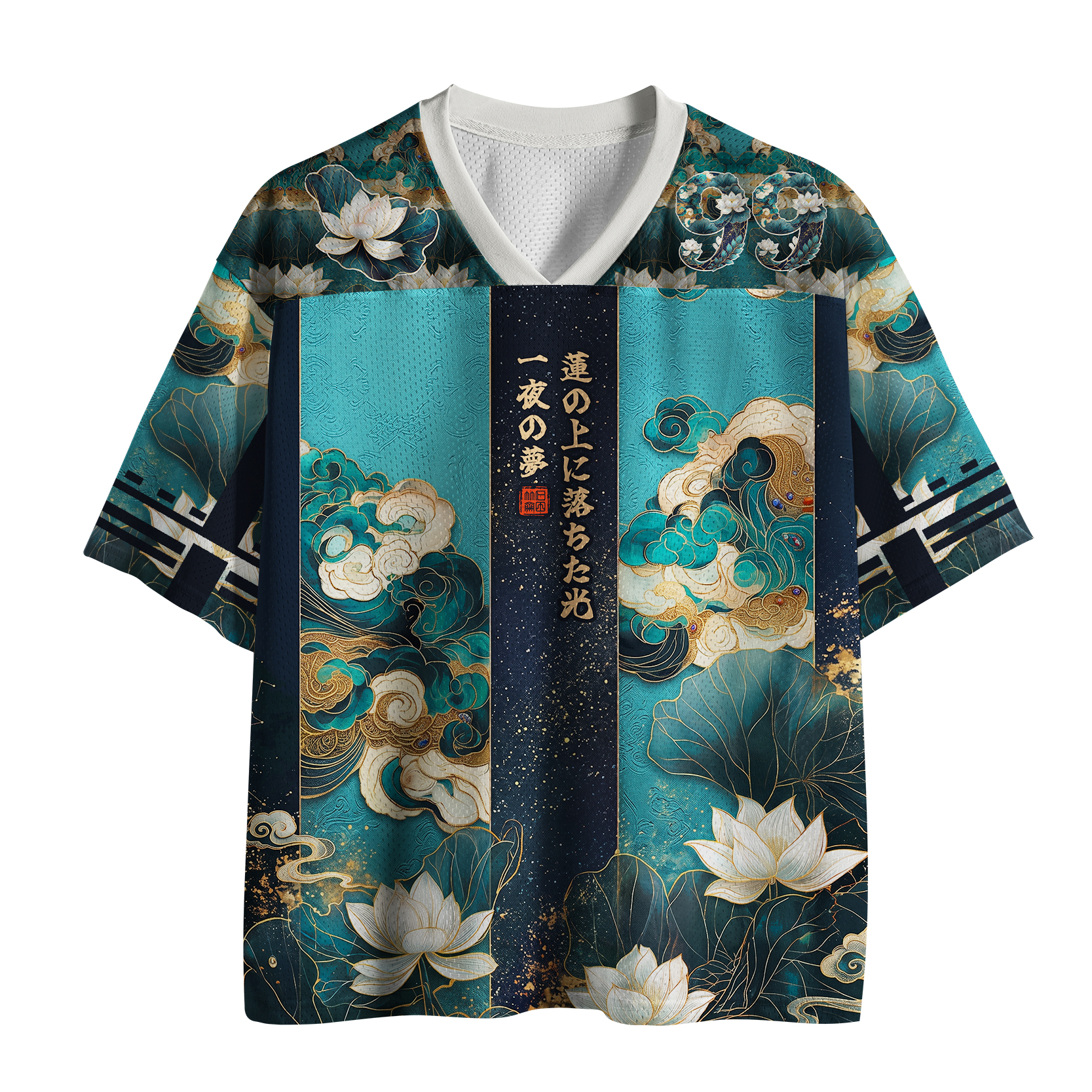 Tokyo-Tiger Starlight On The Lotus Dream Mesh Jersey