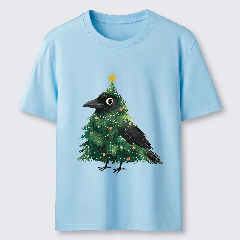 Tokyo-Tiger Cute Christmas Tree Crow Classic T-Shirt