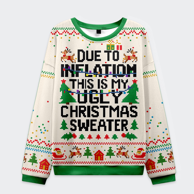 Tokyo-Tiger This Is My Christmas Sweater Christmas Ugly Sweatshirt