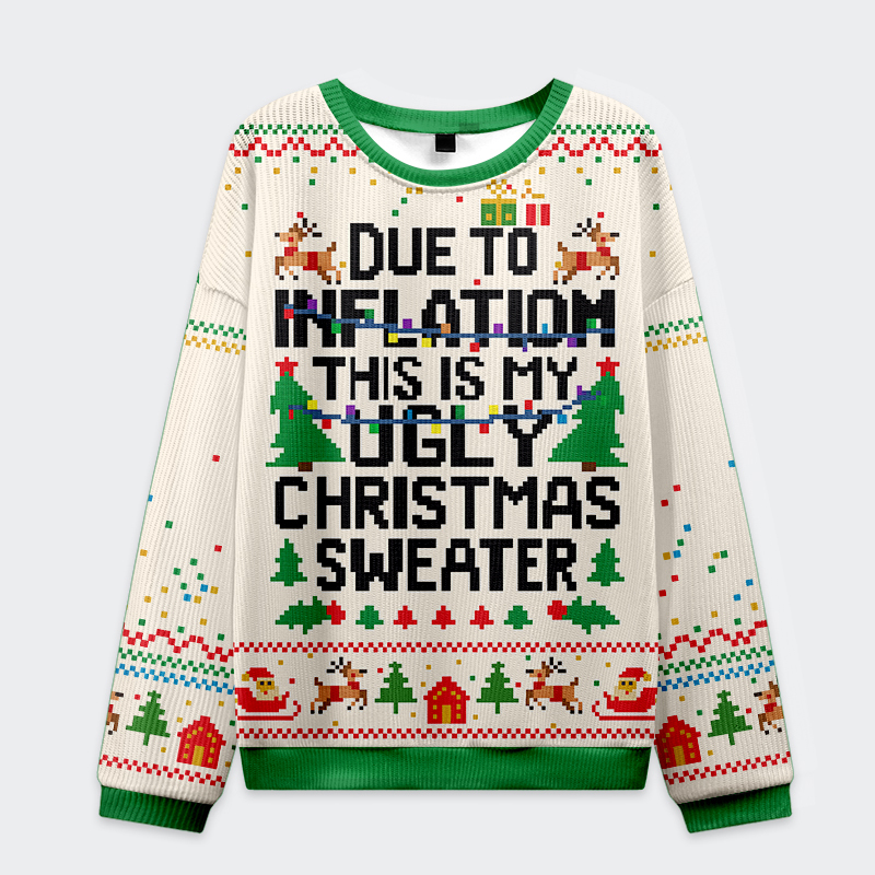 Tokyo-Tiger This Is My Christmas Sweater Christmas Ugly Sweatshirt