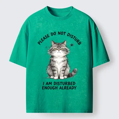 Tokyo-Tiger Funny Cute Little Cat Meme Washed T-Shirt