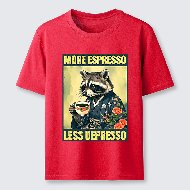 Tokyo-Tiger Coffee Fix Energy Raccoon Classic T-Shirt