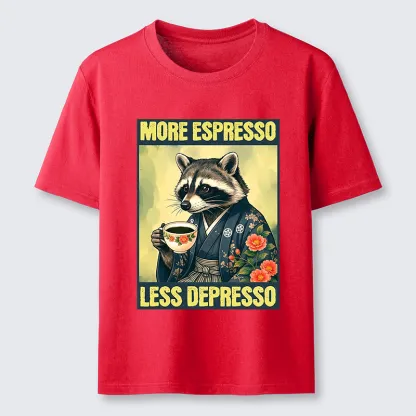 Tokyo-Tiger Coffee Fix Energy Raccoon Classic T-Shirt