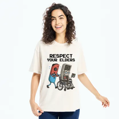 Tokyo-Tiger Respect Your Elders Washed T-Shirt
