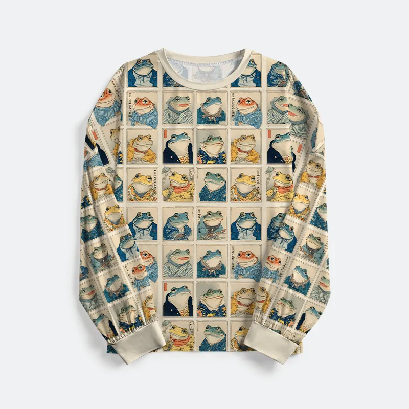 Tokyo-Tiger Many Frogs Are Watching You Family Pajama Sets