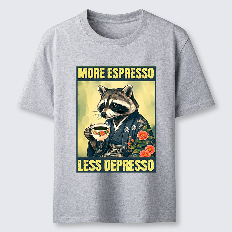 Tokyo-Tiger Coffee Fix Energy Raccoon Classic T-Shirt