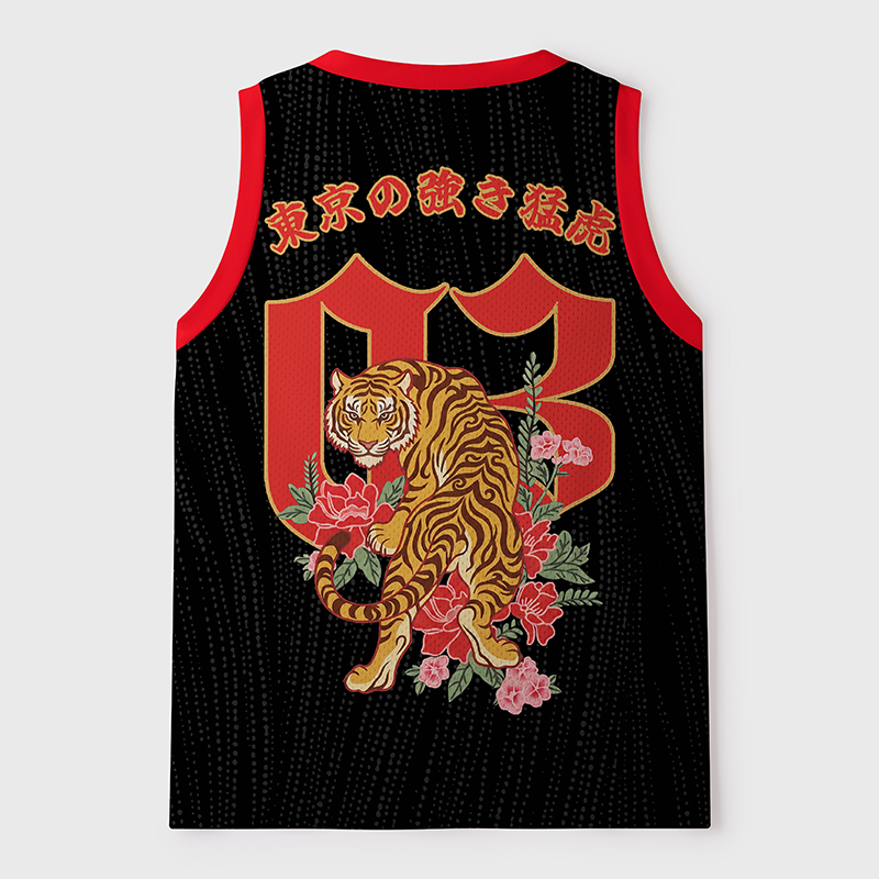 Tokyo-Tiger Strong Tokyo Tiger Mesh Tank Top