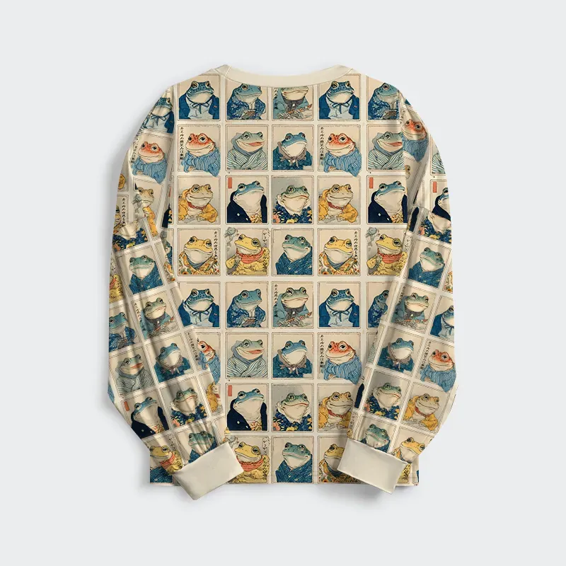 Tokyo-Tiger Many Frogs Are Watching You Family Pajama Sets